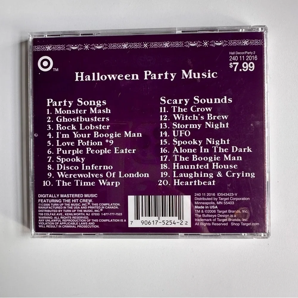 Target Bundle of Halloween Party Supplies. Confetti. Window Gels. Garland. Music